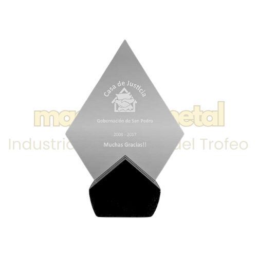 Imagen de Trofeo de fibra de madera confeccionado en vidrio - M1.5552